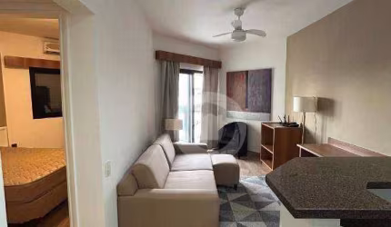 Flat com 1 dormitório para alugar, 36 m² por R$ 3.665/mês - Jardim São Dimas - São José dos Campos/SP