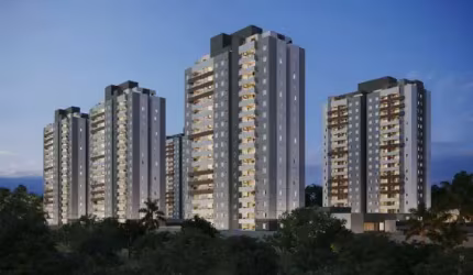 Apartamentos Londres 69m² à 74m² privativos  com 2 Vagas de Garagem