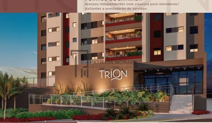 Tríon Jd. Paulistano: morar ou investir: planta 69,03m² até 2 suítes