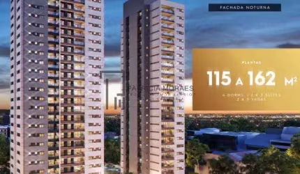Apartamento 115,32 m², 3 suítes, 2 vagas no Mangal, Magnifique Planeta