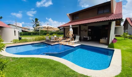 Excelente bangalô no condomínio Oka Beach Residence em Porto de Galinhas com 150 m2