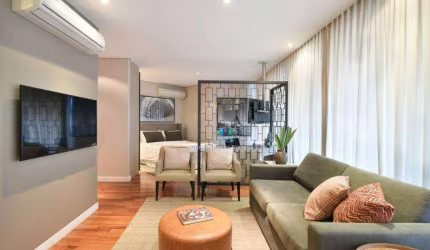 Apartamento com 1 dormitório para alugar, 62 m² por R$ 11.900,00/mês - Vila Olímpia - São Paulo/SP