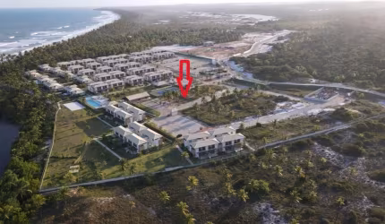 Terreno de 448 m2 em condomínio - acesso direto para praia