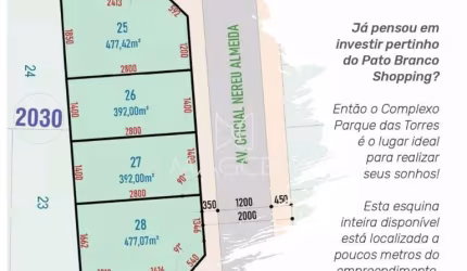 Terreno na frente do Shopping para construir edifício  - TE270