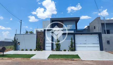 Vende-se Sobrado de Alto Padrão, mobiliada ( porteira fechada ), 400m² construída com móveis planejados - Campo Verde (MT) - Valor: R$ 3.900.000,00 codigo: 99314
