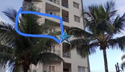 Apartamento com 2 dormitórios à venda, 60 m² por R$ 280.000,00 - Caiçara - Praia Grande/SP