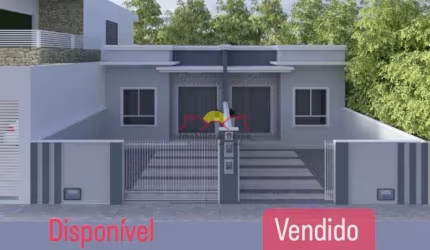 Casa Geminada com 02 Quartos em Navegantes