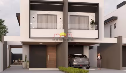 Sobrado Geminado com 02 Vagas de Garagem