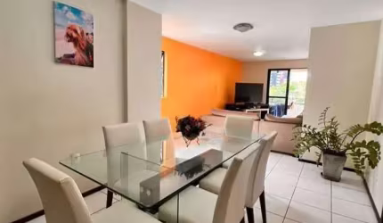 Apartamento com 3 suítes + DCE no Bairro da Jatiúca - 109m²