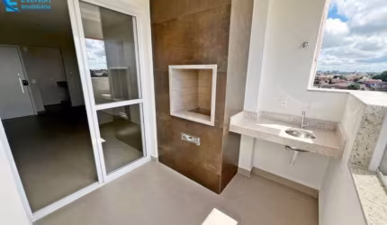 Apto de 58,59 m², com 2 quartos (1 suíte), varanda gourmet e vaga de 20,16 m².