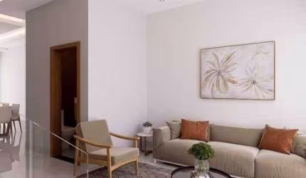 Sobrado 3 quartos, com fino acabamento no Bairro Gran Ville;