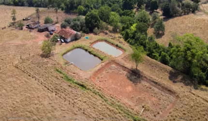 Fazenda Rica em água com várias nascentes em Orizona - GO com 137,1703 hectares, ou seja, 28,34 alqueires