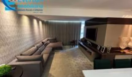 Apartamento com 114 m², moveis planejados em todos ambiente incluindo a mobília, 2 quartos sendo um suite, 2 vagas de garagem (solta), localização privilegiada