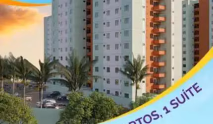Apartamento novo, 56,90 m², 2 quartos, sacada, sala em 2 ambientes, cozinha, área de serviço, infra-estrutura para ar-condicionado, 2 elevadores