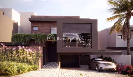 Casa em condomínio com 3 suítes, sala dois ambientes, 5 banheiros e 2 vagas na garagem - Unidade 2