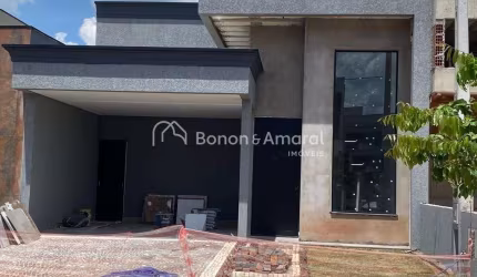 Casa térrea nova à venda no Condomínio Terras da Estância, Vila Monte Alegre, Paulínia.