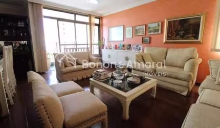 Apartamento à venda com  4 quartos e 3 vagas 180m² Cambuí