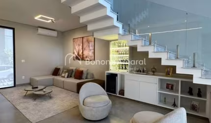 Sobrado Moderno à Venda 03 quartos no Condomínio Residencial Club Portinari, Parque Brasil 500, Paulínia - SP
