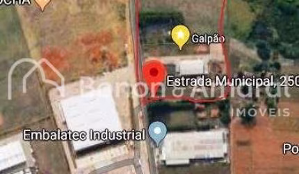 Extensa área industrial em Monte Mor com edificações e benfeitorias