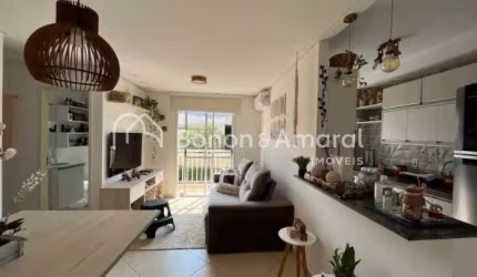Apartamento com 2 Quartos sendo 1 suíte, 2 banheiro, 1 vaga à Venda, 59 m² - Jardins do Taquaral