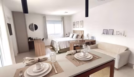 Apartamento Studio à venda Mobiliado Mandarim Patriani no bairro Guanabara, Campinas SP