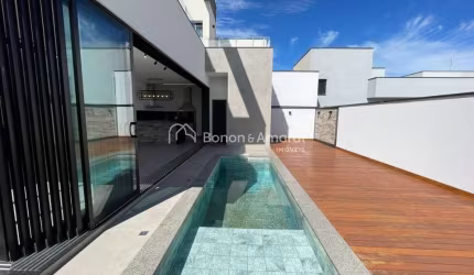&amp;#34;Sobrado Novo e Moderno com 3 Suítes e Piscina à Venda no Condomínio Mont Alcino - Valinhos&amp;#34;
