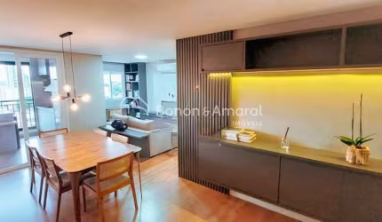Apartamento à venda - 86m², 2 vagas, andar alto, próximo à Lagoa do Taquaral