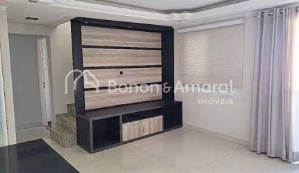 Cobertura duplex à venda com 3 quartos sendo 2 suítes, 4 banheiros 2 vagas no Mansões Santo Antônio - Campinas/SP