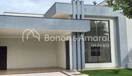 Moderna casa térrea com 3 suites em condominio clube com lazer completo em Paulínia