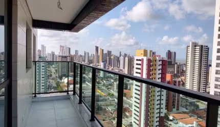 Apartamento Para Vender Andar Alto Vista Mar com 2 suítes no bairro Manaíra em João Pessoa