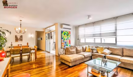 ÓTIMA PLANTA, 3 DORM, 1 SUÍTE, VARANDA, A POUCOS METROS DO IBIRAPUERA