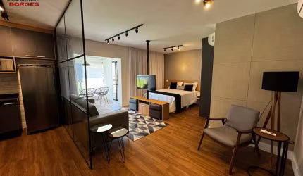 NOVO APARTAMENTO MOBILIADO C/ 77,0 M2 - 1 DORMITÓRIO - CHÁC. STO. ANTONIO
