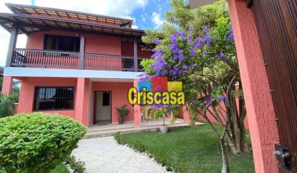 Casa mobiliada com 5 dormitórios à venda, 315 m² por R$ 1.390.000 - Jardim Mariléa - Rio das Ostras/RJ