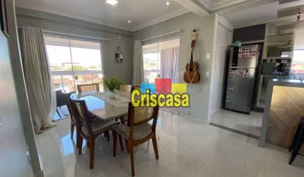Apartamento com 3 dormitórios à venda, 94 m² por R$ 480.000,00 - Jardim Marileia - Rio das Ostras/RJ