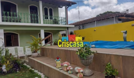 Casa com 4 dormitórios, 253 m² - venda por R$ 1.000.000,00 ou aluguel por R$ 4.697,82/mês - Balneário Remanso - Rio das Ostras/RJ