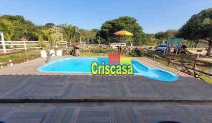 Área de lazer em Cantagalo