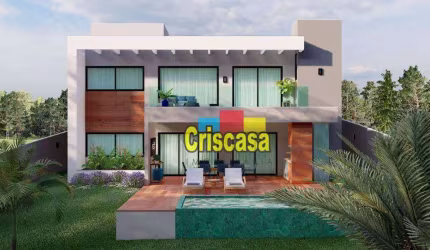 Casa com 4 dormitórios à venda, 198 m² por R$ 1.250.000,00 - Extensão do Bosque - Rio das Ostras/RJ