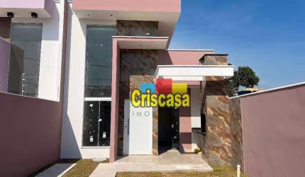Casa com 3 dormitórios à venda, 97 m² por R$ 550.000,00 - Jardim Bela Vista - Rio das Ostras/RJ