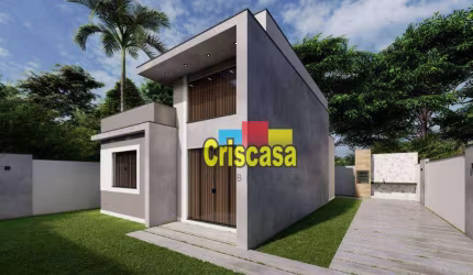 Casa com 3 dormitórios à venda, 86 m² por R$ 530.000,00 - Jardim Bela Vista - Rio das Ostras/RJ