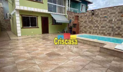 Casa com 2 dormitórios, 413 m² - venda por R$ 500.000,00 ou aluguel por R$ 3.300,00/mês - Jardim Mariléa - Rio das Ostras/RJ