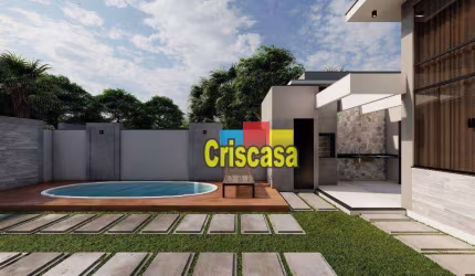 Casa com 3 dormitórios à venda, 116 m² por R$ 650.000,00 - Ouro Verde - Rio das Ostras/RJ