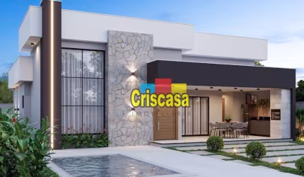 Casa com 3 dormitórios à venda, 145 m² por R$ 1.100.000,00 - Bosque Beira Rio - Rio das Ostras/RJ