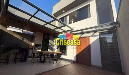 Casa com 4 dormitórios à venda, 225 m² por R$ 780.000,00 - Atlântica - Rio das Ostras/RJ