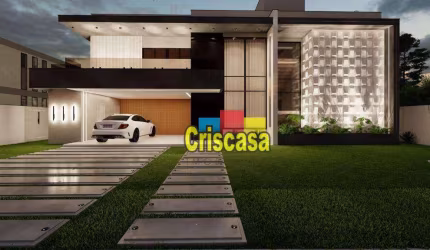 Casa de alto padrão com 5 dormitórios à venda, 300 m² por R$ 1.800.000 - Viverde I - Rio das Ostras/RJ