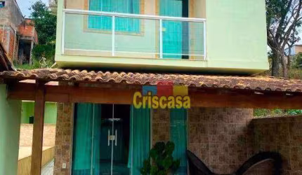 Casa com 4 dormitórios, 300 m² - venda por R$ 550.000,00 ou aluguel por R$ 3.000,00/mês - Extensão Serramar - Rio das Ostras/RJ