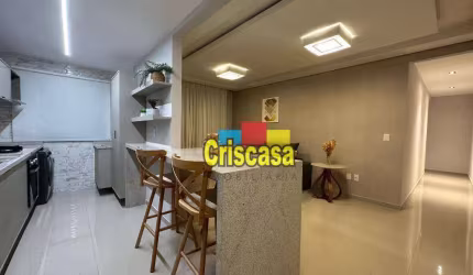Apartamento com 3 dormitórios à venda, 80 m² por R$ 400.000,00 - Jardim Marileia - Rio das Ostras/RJ