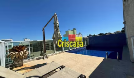 Apartamento com 3 dormitórios para alugar, 110 m² por R$ 4.242,00/mês - Cavaleiros - Macaé/RJ