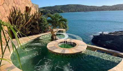 Casa com 6 dormitórios à venda por R$ 9.600.000,00 - Loteamento Sitio do Campinho - Armação dos Búzios/RJ