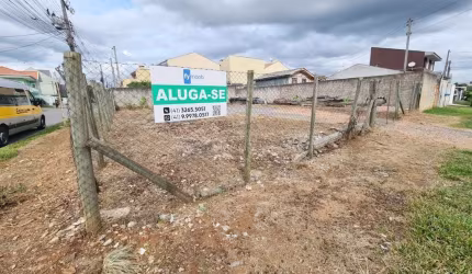 Terreno comercial para alugar na Rua Palmyra Crivellaro Bertolde, 215, Campo de Santana, Curitiba por R$ 1.400