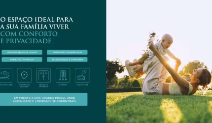 TRÉSOR Residence - Lançamento 2 a 3 quartos com suíte em Campinas.